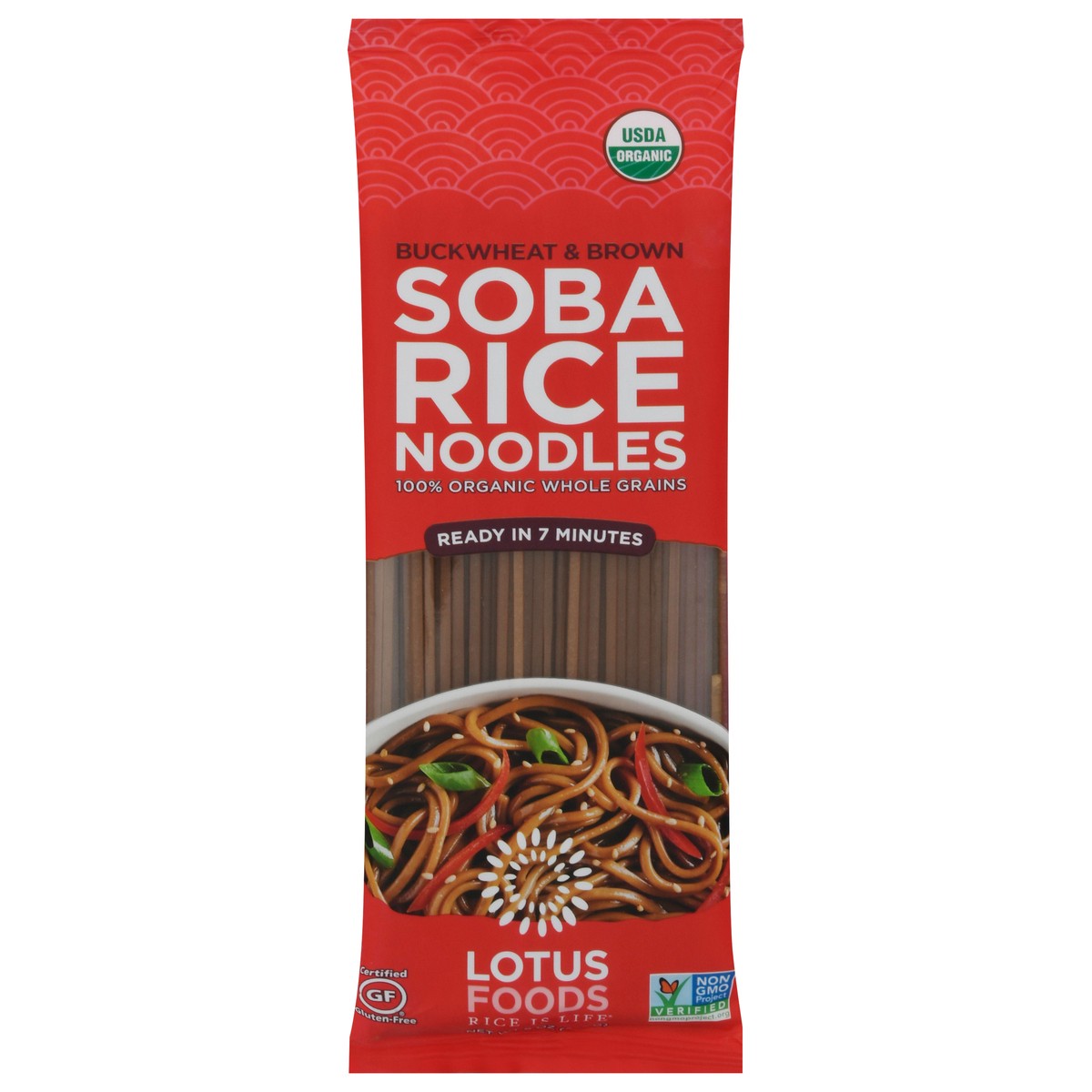 slide 1 of 12, Lotus Foods Buckwheat & Brown Soba Rice Noodles 8 oz, 8 oz