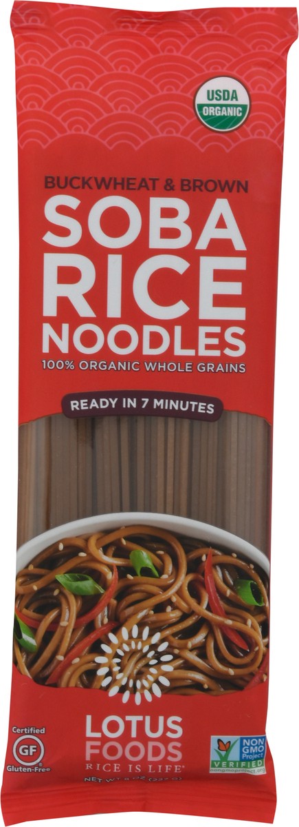 slide 10 of 12, Lotus Foods Buckwheat & Brown Soba Rice Noodles 8 oz, 8 oz