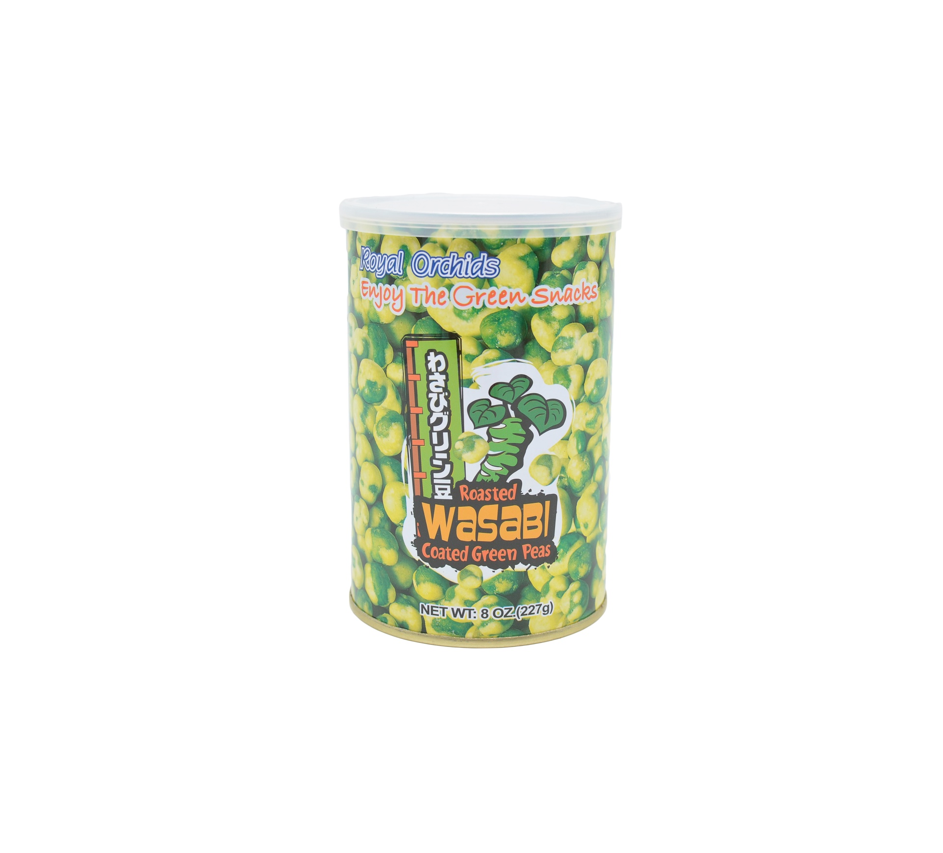 slide 1 of 1, Royal Orchids Wasabi Green Peas, 8 oz