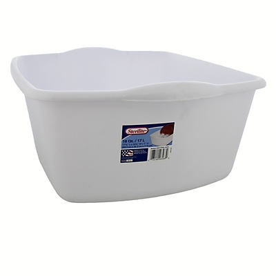 slide 1 of 1, Sterilite Dishpan White, 18 qt