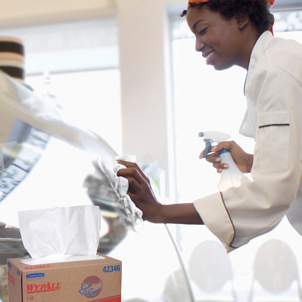 slide 4 of 5, Wypall L10 Single Fold Utility Wipes, 250 ct