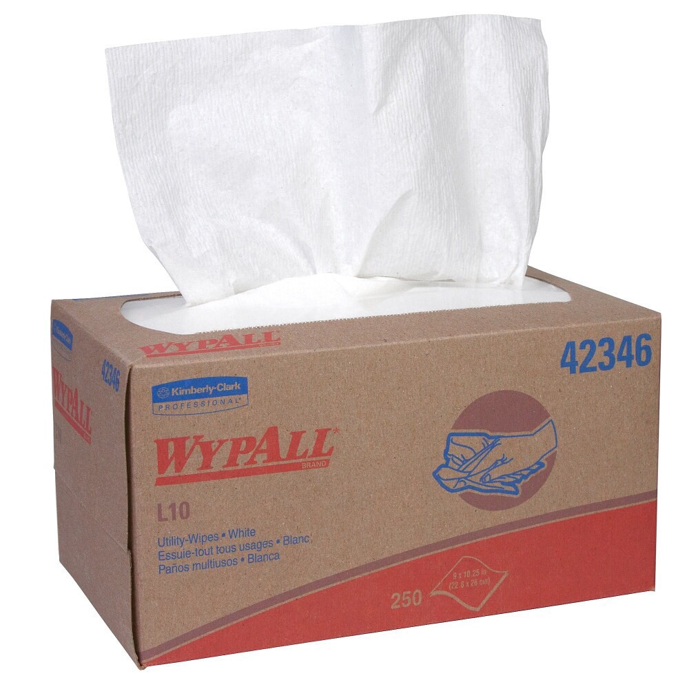 slide 2 of 5, Wypall L10 Single Fold Utility Wipes, 250 ct