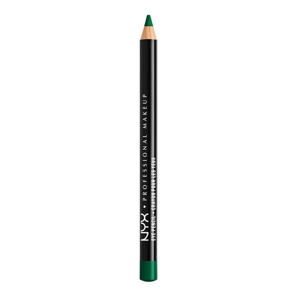 slide 2 of 6, NYX PROFESSIONAL MAKEUP Slim Eye Pencil, Emerald City, 0.04 oz