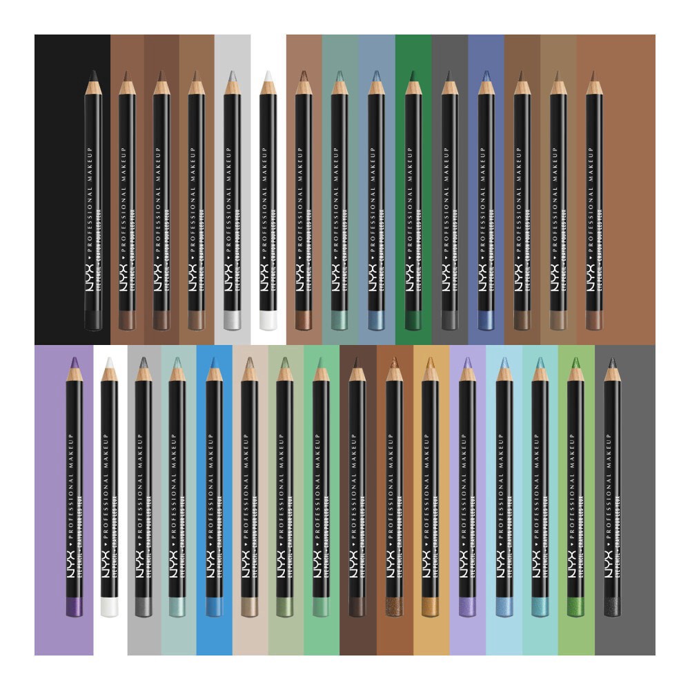 slide 4 of 6, NYX PROFESSIONAL MAKEUP Slim Eye Pencil, Emerald City, 0.04 oz