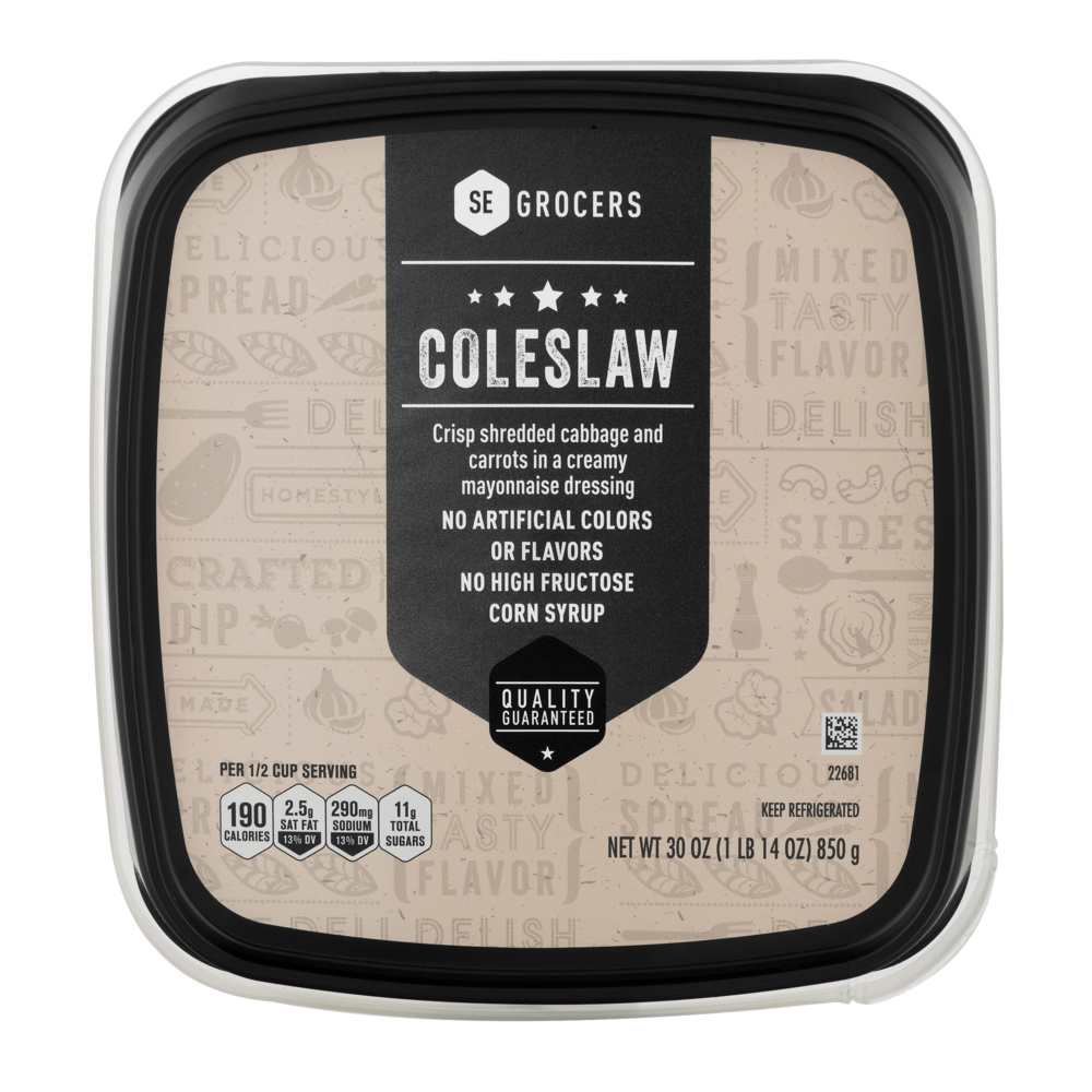 slide 1 of 1, SE Grocers Coleslaw, 30 oz