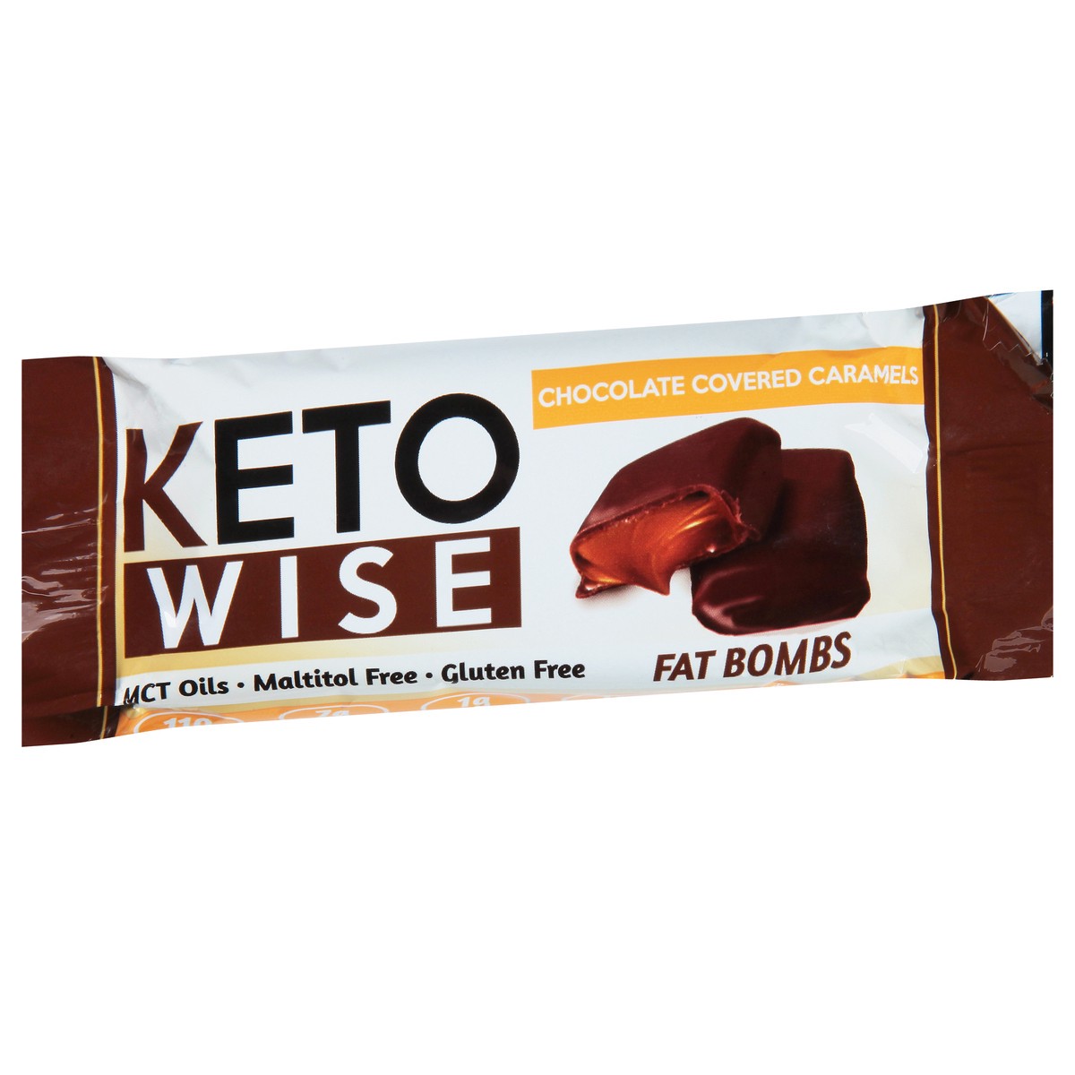 slide 7 of 9, Keto Wise Chocolate Covered Caramels Fat Bombs 2 ea, 2 ct