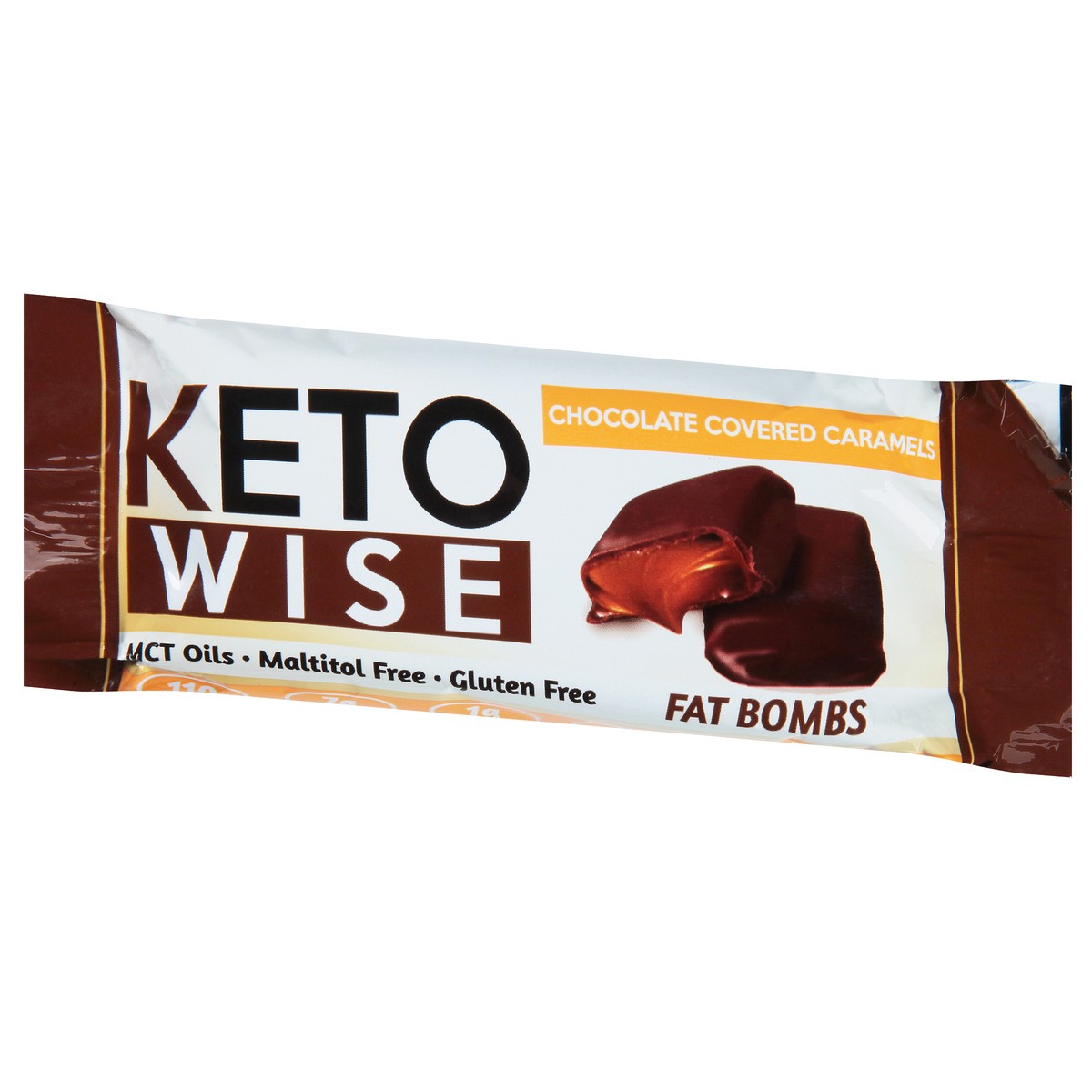 slide 6 of 9, Keto Wise Chocolate Covered Caramels Fat Bombs 2 ea, 2 ct