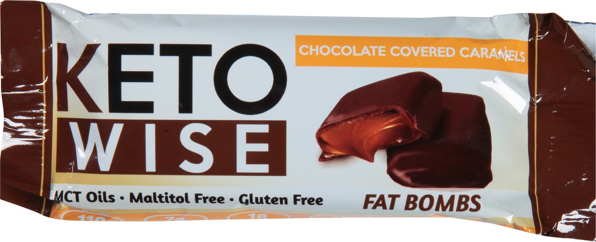 slide 4 of 9, Keto Wise Chocolate Covered Caramels Fat Bombs 2 ea, 2 ct