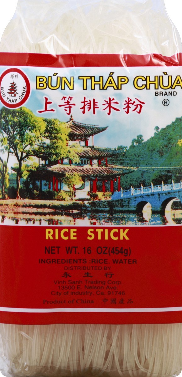 slide 3 of 6, Bun Thap Chua Rice Stick 16 oz, 16 oz