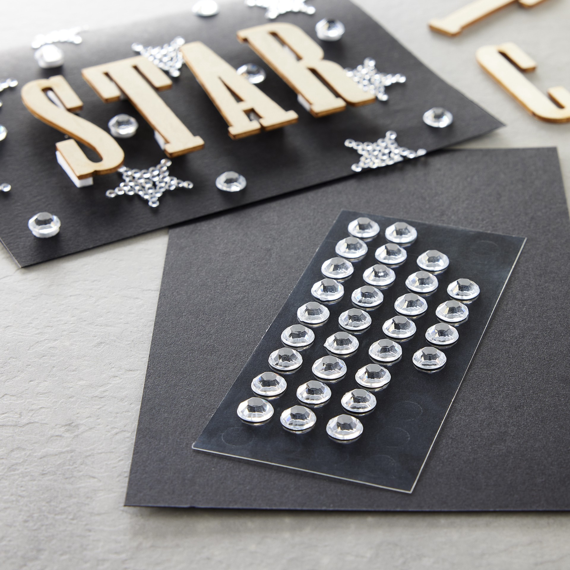 slide 2 of 2, 8mm Clear Adhesive Rhinestones By Recollections, 8mm