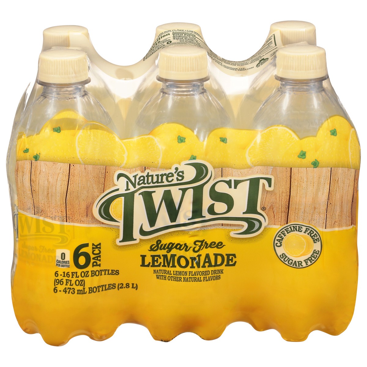 slide 1 of 1, Nature's Twist Lemonade, Sugar Free- 16 fl oz, 16 fl oz