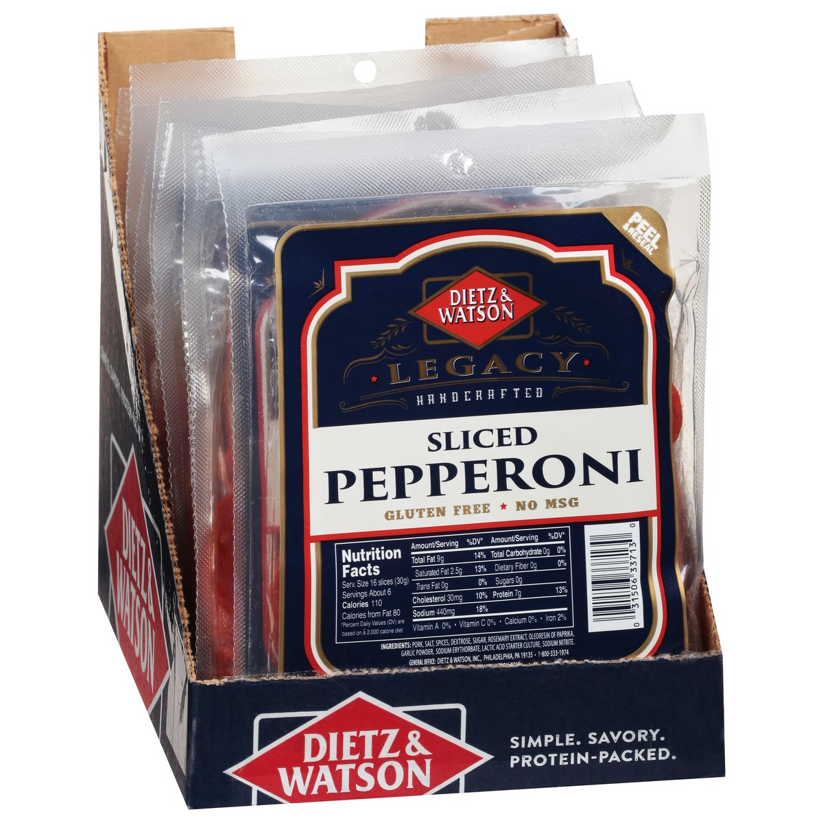 slide 2 of 9, Dietz & Watson Sliced Pepperoni, 6 oz