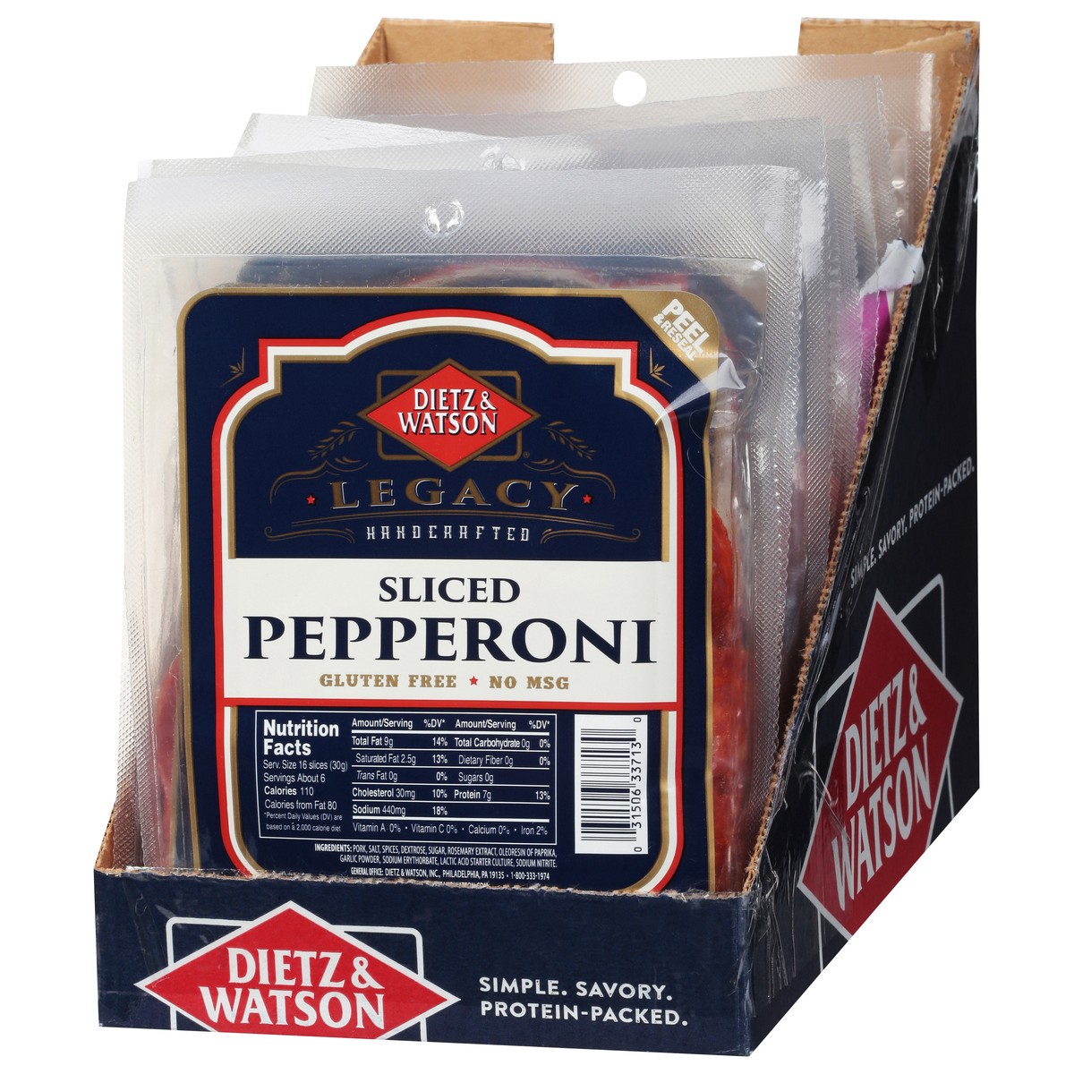 slide 3 of 9, Dietz & Watson Sliced Pepperoni, 6 oz