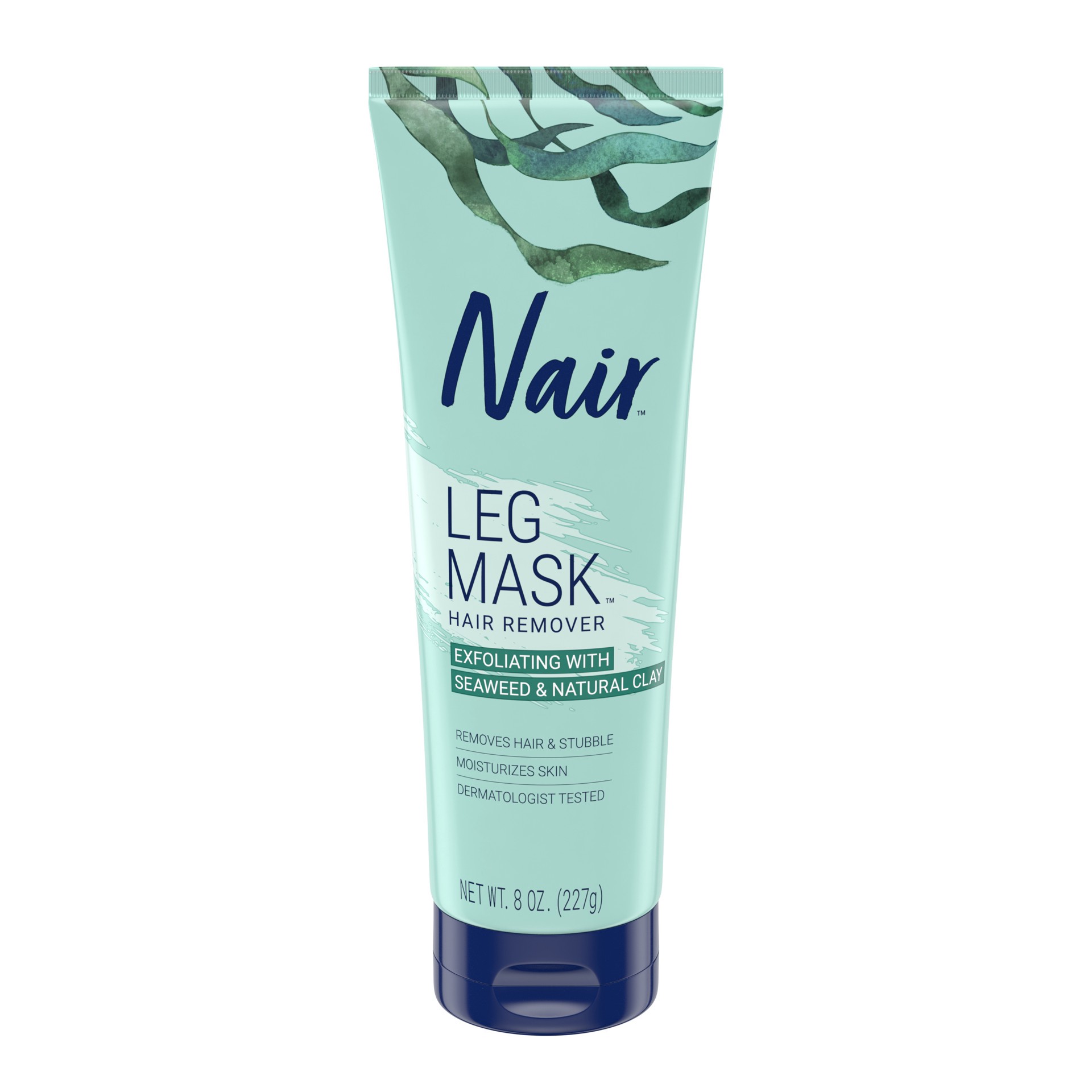 slide 1 of 5, Nair Hair Remover Seaweed Leg Mask, Depilatory, 8 Oz Bottle, 8 oz