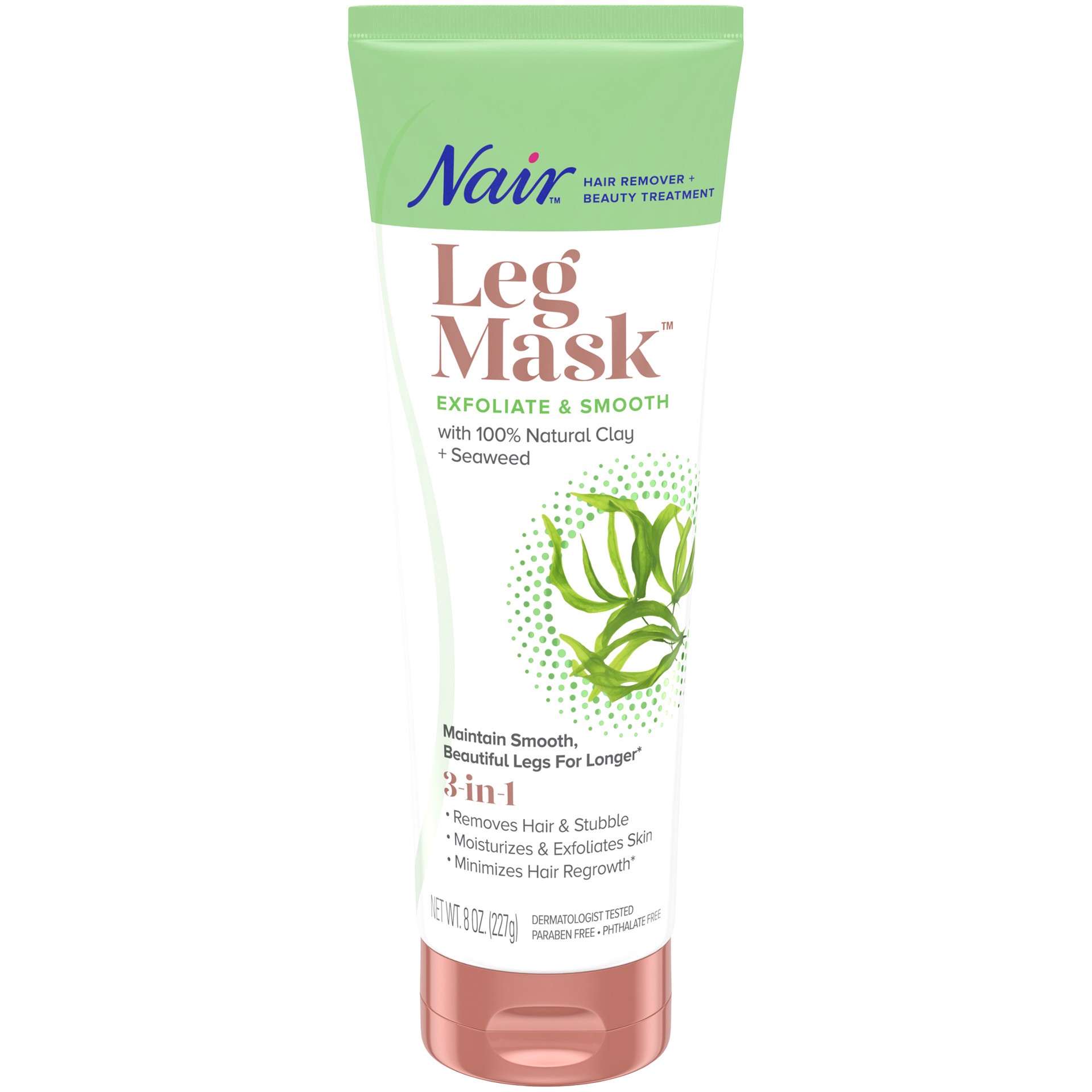 slide 1 of 5, Nair Hair Remover & Beauty Treatment Seaweed Leg Mask 8.0oz, 8 oz