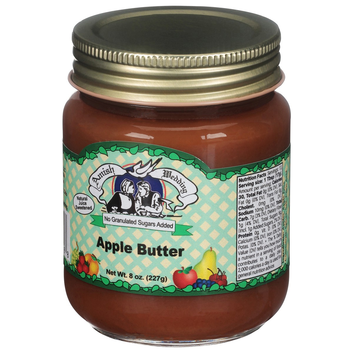 slide 12 of 13, Amish Wedding Sugarless Apple Butter 8 oz, 8 oz