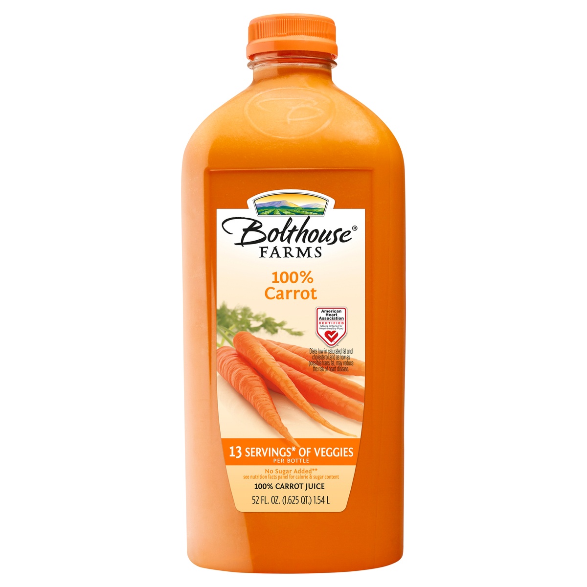 slide 1 of 1, Bolthouse Farms Carrot Juice, 52 oz