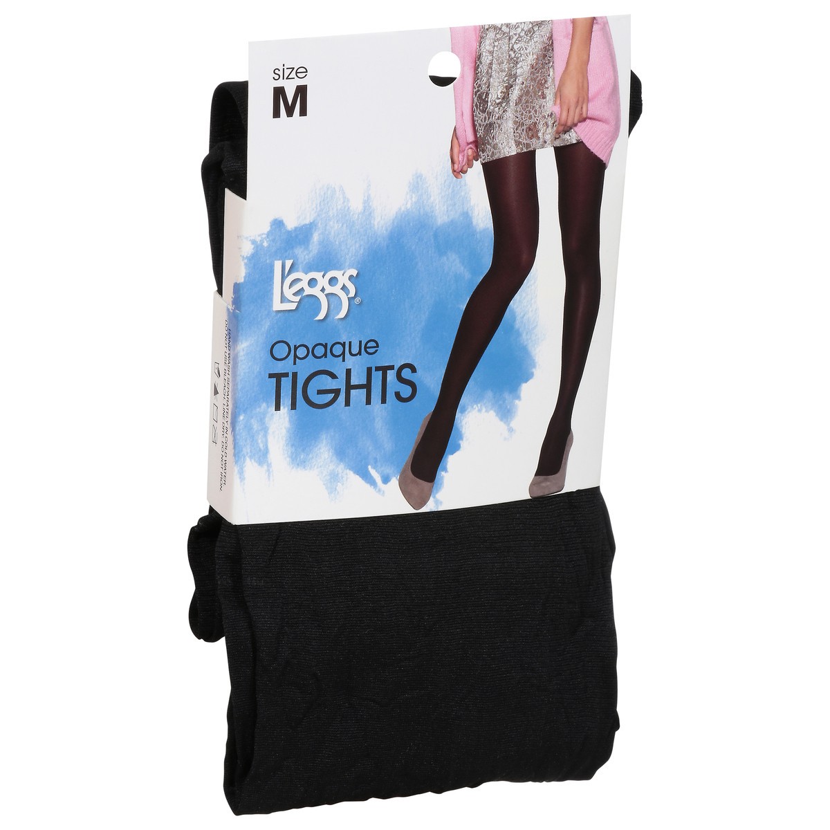 slide 7 of 9, L'eggs Microfiber Tights Opaque, 1 ct