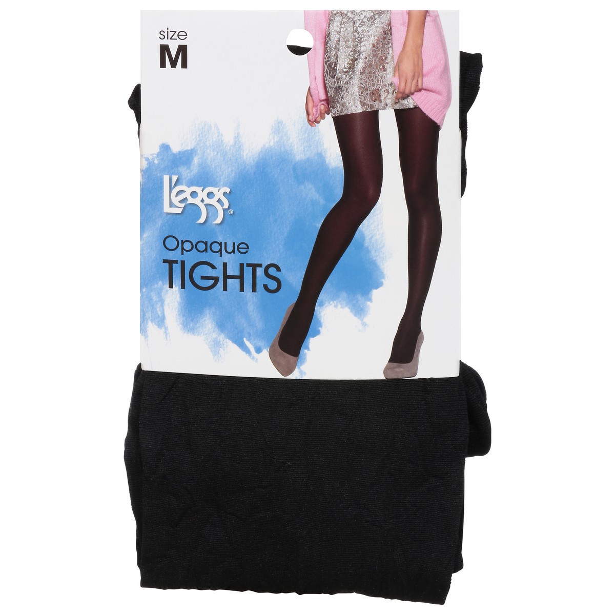 slide 1 of 9, L'eggs Microfiber Tights Opaque, 1 ct