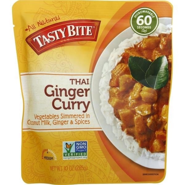 slide 1 of 1, Tasty Bite Thai Penang Ginger Curry, 10 oz
