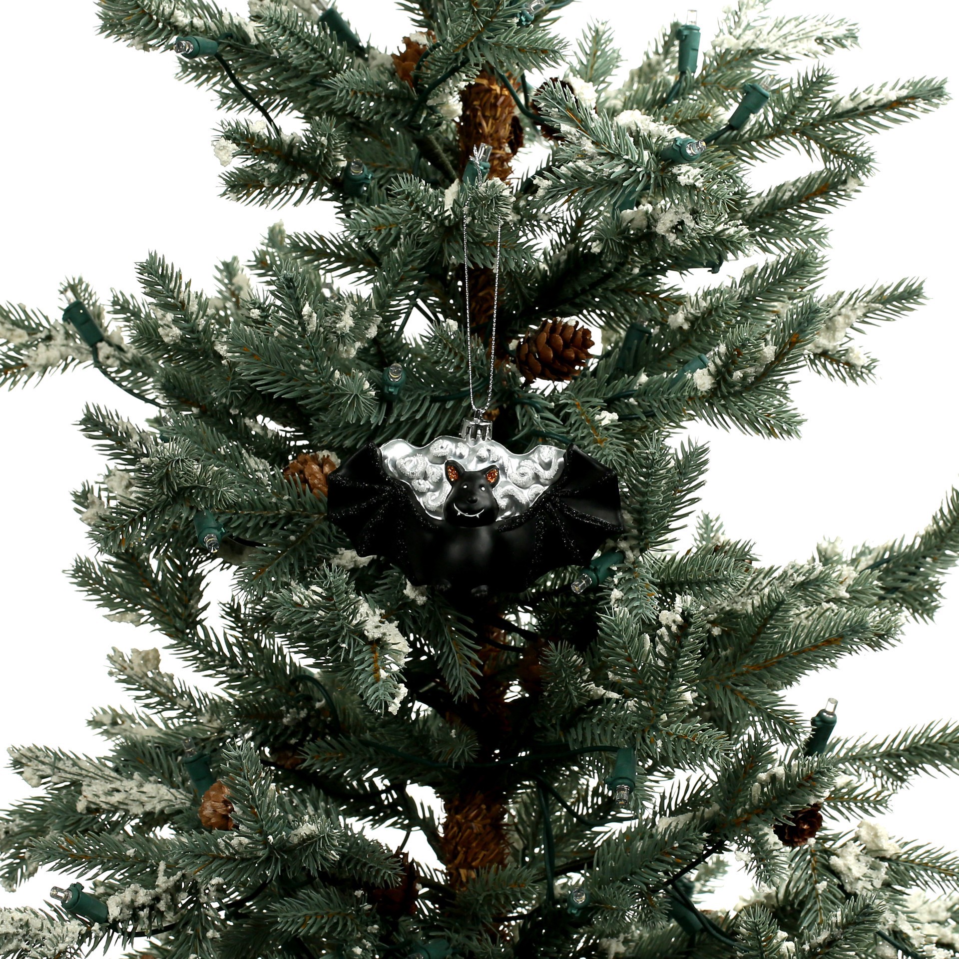 slide 3 of 3, 4.5" Black Bat Ornament By Ashland, 4.57 in