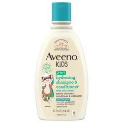 Aveeno Kids 2-in-1 Shampoo & Conditioner, Hypoallergenic, 12 Fl. Oz