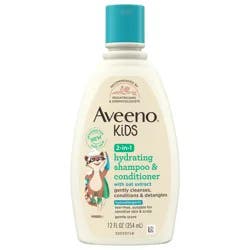 Aveeno Kids 2-in-1 Shampoo & Conditioner, Hypoallergenic, 12 Fl. Oz