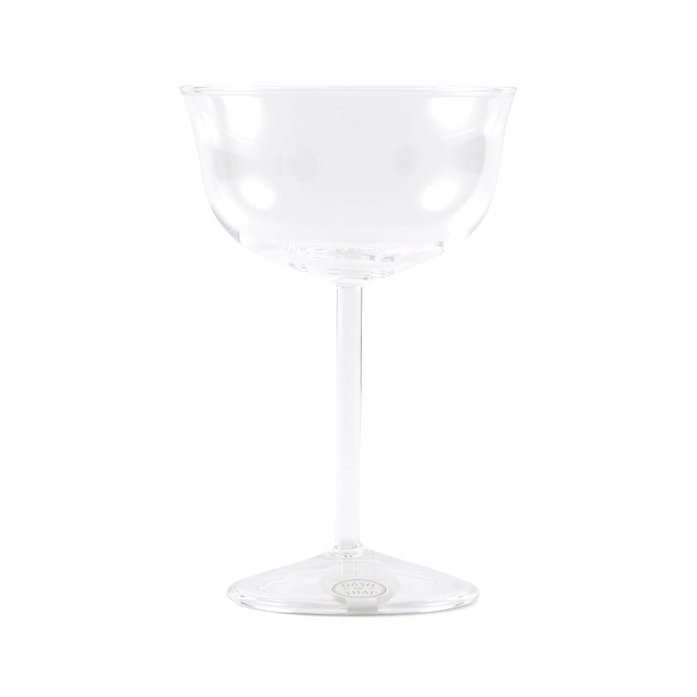 slide 2 of 3, Dash of That Elise Coupe Glass - Clear, 1 ct