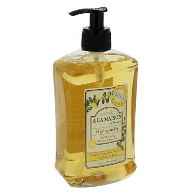 slide 1 of 1, A La Maison Honeysuckle Liquid Soap, 16.9 fl oz