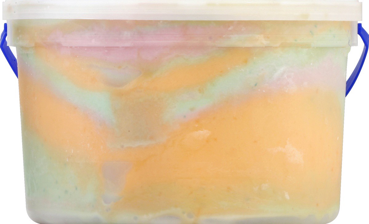 slide 2 of 3, Lucerne Dairy Farms Rainbow Sherbet Ice Cream, 1 gal