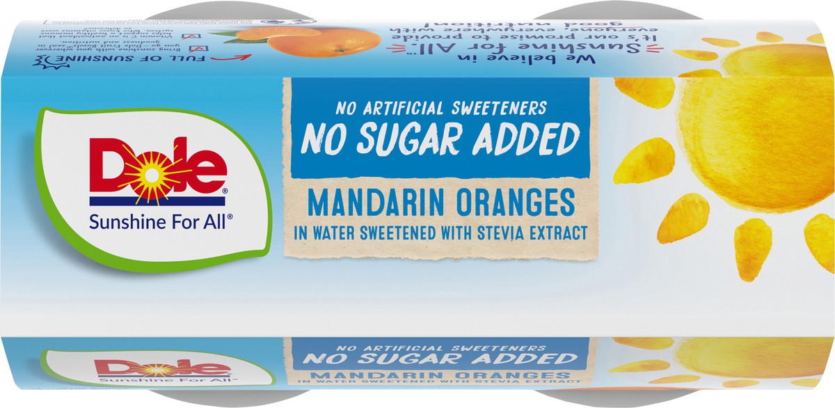 slide 3 of 9, Dole Mandarin Oranges, No Sugar Added, 4 ct