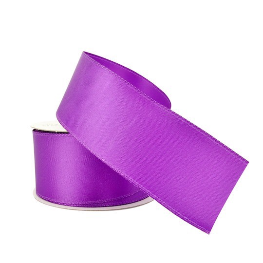 slide 1 of 7, 1.5" X 3yd. Satin Wired Ribbon By Celebrate It, 1.5 in x 3 yd