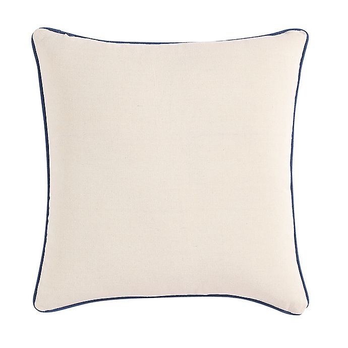 slide 2 of 3, Morgan Home Medallion Square Throw Pillow Cover - Navy, 1 ct