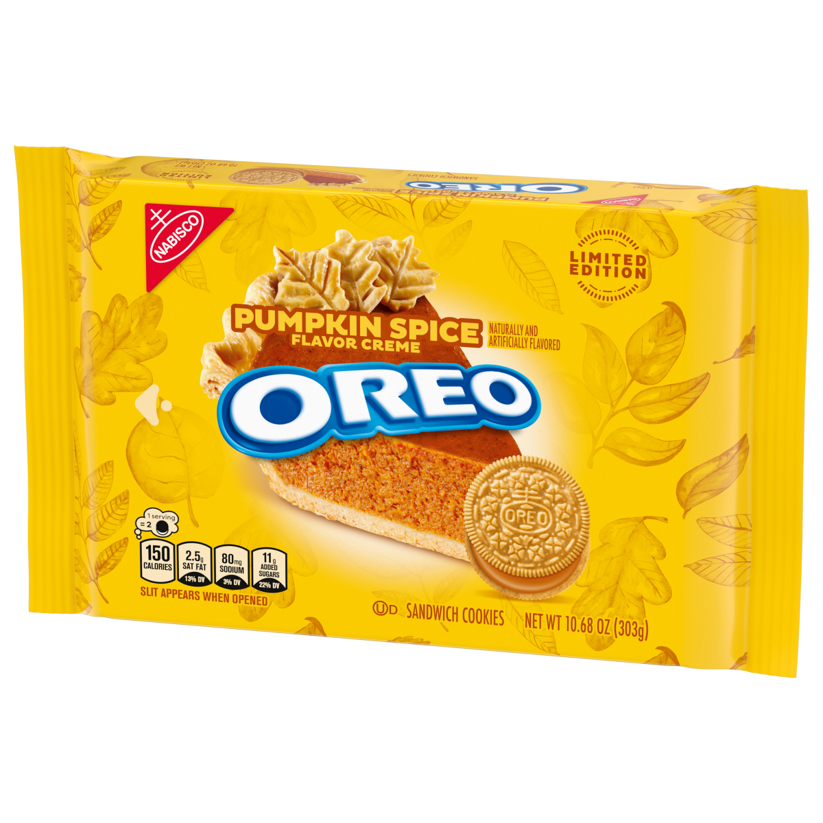 slide 13 of 13, Oreo, Pumpkin Spice, 10.68 Oz, 10.68 oz