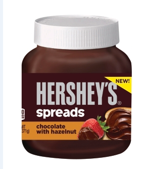 slide 1 of 1, Hershey's Spreads Chocolate with Hazelnut, 13 oz