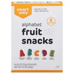 Smart Way Naturally Flavored Alphabet Fruit Snacks