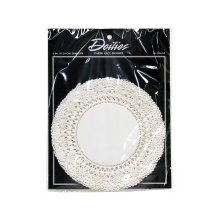 slide 1 of 1, Hoffmaster 6" White Lace Doilies, 40 ct