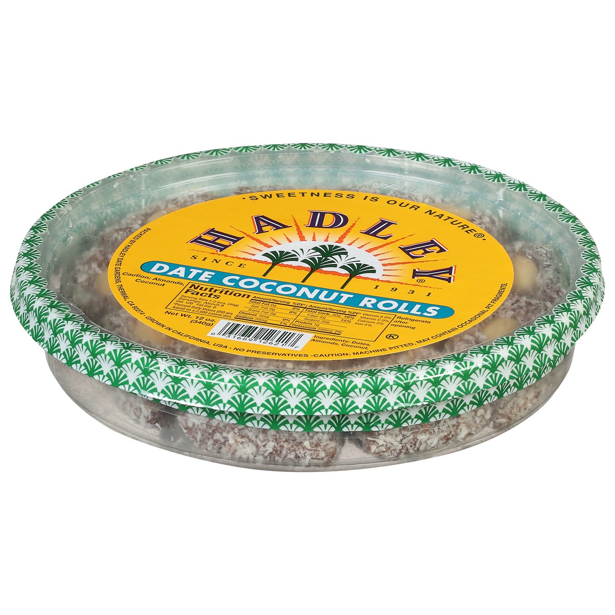 slide 5 of 13, Hadley Date Coconut Rolls 12 oz, 12 oz