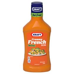 Kraft Creamy French Fat Free Dressing, 16 fl oz Bottle