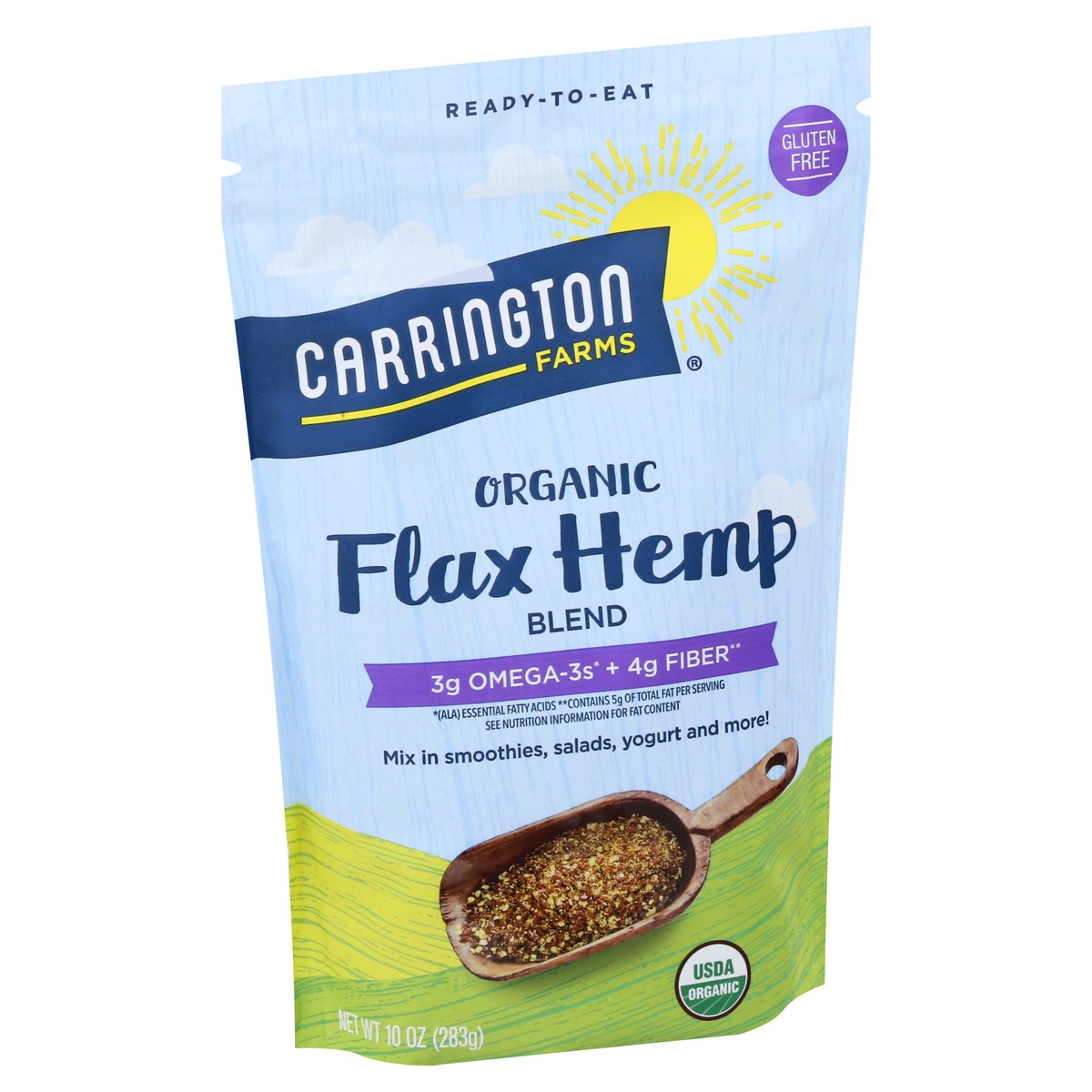 slide 8 of 13, Carrington Farms Organic Flax Hemp Blend 10 oz, 10 oz