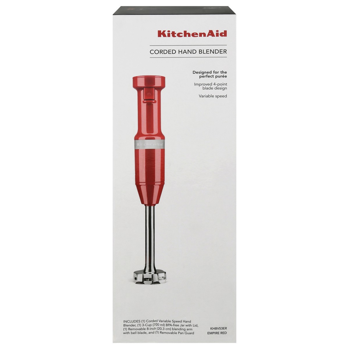 Kitchenaid Blender, Corded Hand, Empire Red