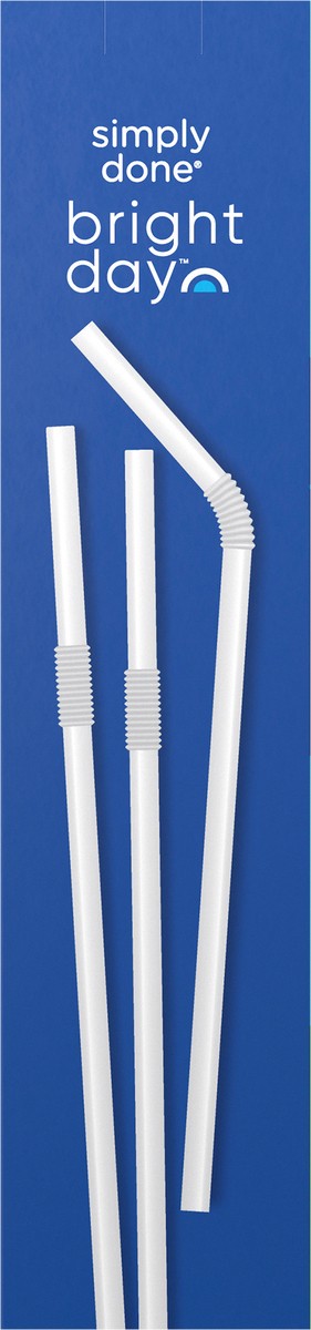 slide 10 of 12, Simply Done Bright Day Flexible Compostable Straws 50 ea, 50 ct