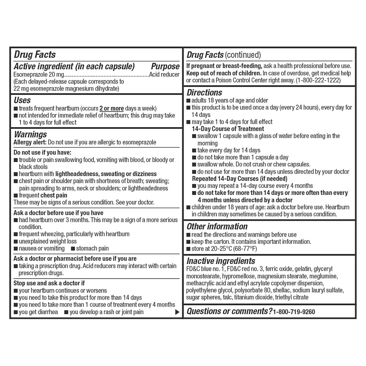 slide 21 of 29, Meijer Esomeprazole Magnesium Capsules, Acid Reducer, 20 mg, 42 ct