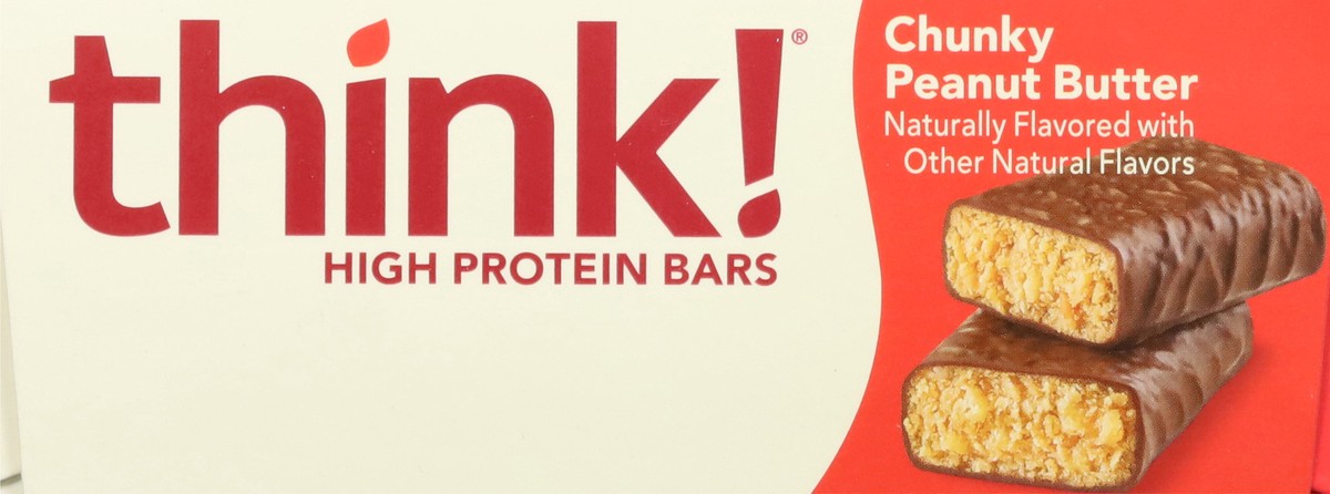 slide 8 of 12, thinkThin Think Thin High Protein Bars, Chunky Peanut Butter, 10 ct; 2.1 oz