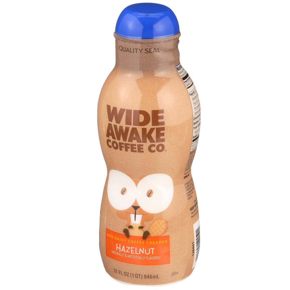 slide 3 of 9, Wide Awake Coffee Co. Coffee Creamer, Non-Dairy, Hazelnut, 32 oz