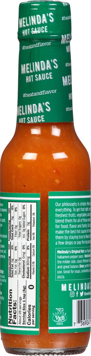 slide 8 of 9, Melinda's Original Habanero Pepper Hot Sauce, 5 oz