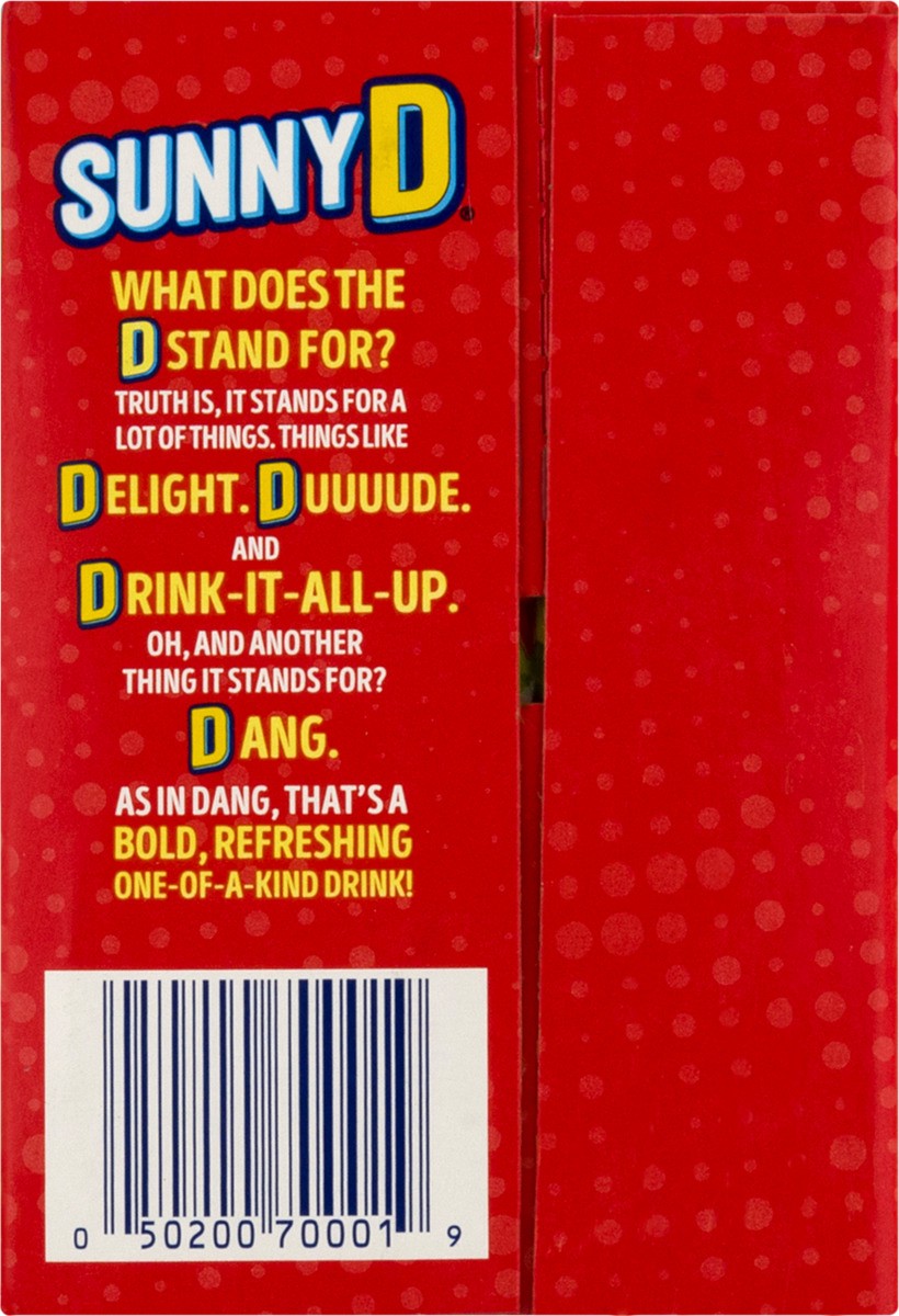 slide 10 of 11, Sunny D Citrus Punch Orange Strawberry - 10 ct; 6 fl oz, 10 ct; 6 fl oz