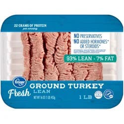 Kroger Lean Fresh Ground Turkey