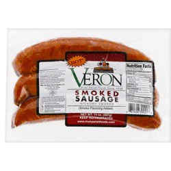 Veron Hot Smoked Sausage 13 oz