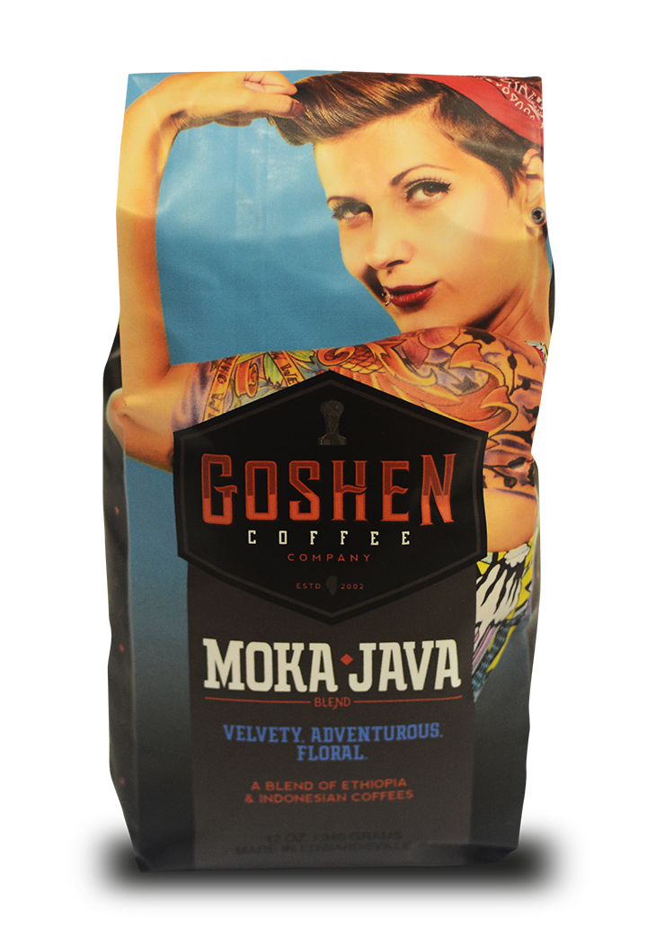 slide 1 of 1, Goshen Moka Java Ground Coffee - 12 oz, 12 oz